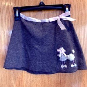 Girls' Toddler Grey Poodle Skirt Amy Byer Size 2T